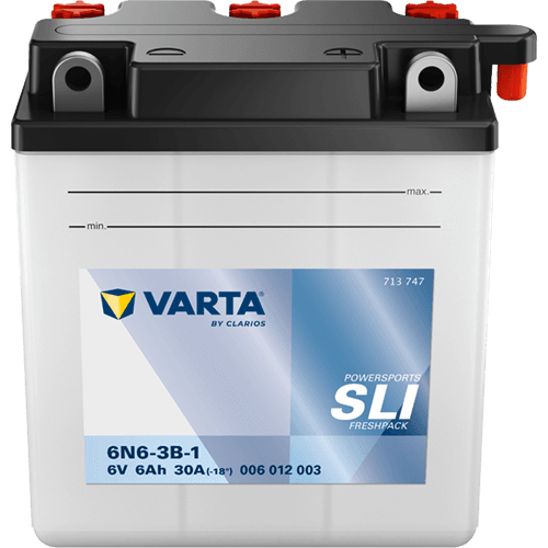 VARTA Powersports SLI Freshpack 6Ah 6V Batteri