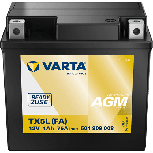 VARTA Powersports AGM Active 504 909 008 - 4 Ah