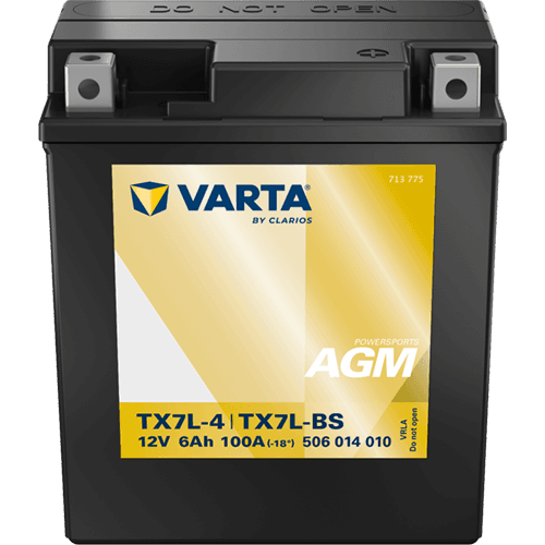 VARTA Powersports AGM 6Ah - Premiumsbatteri för motorcyklar