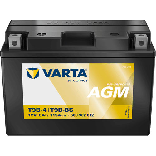 VARTA Powersports AGM 8Ah - Motorsportbatteri 115A