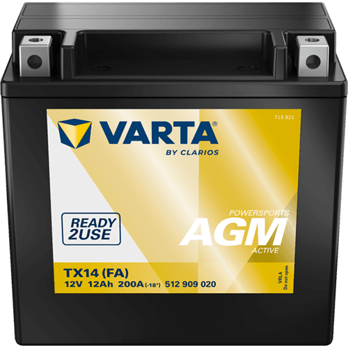 VARTA Powersports AGM Active 512 909 020 - 12Ah