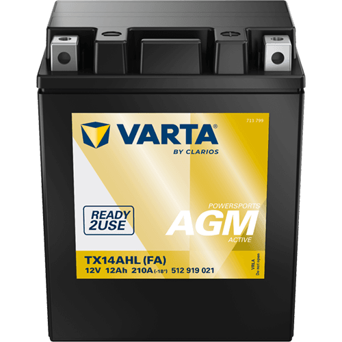 VARTA Powersports AGM Active 12Ah - 210A Motorsportsbatteri