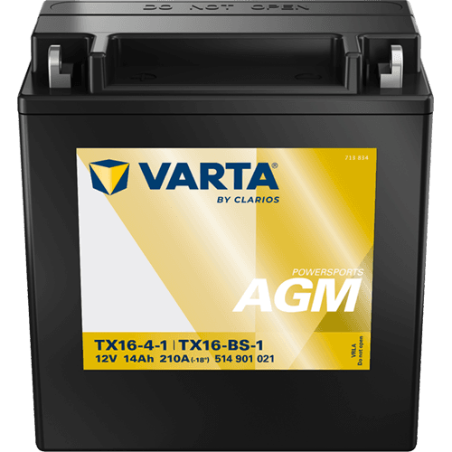 VARTA Powersports AGM 14Ah - Premiumbatteri för Motorcykel