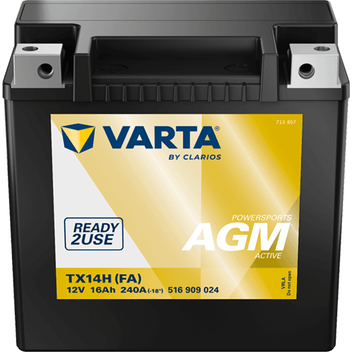 VARTA Powersports AGM Active 516 909 024 - 16 Ah