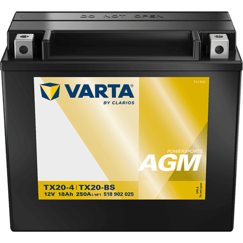 VARTA Powersports AGM 18Ah – Kraftfullt motorbatteri