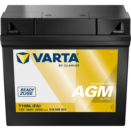VARTA Powersports AGM Active 18Ah - Motorcykelbatteri