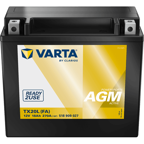 VARTA Powersports AGM Active 18Ah - 270A Motorsykel