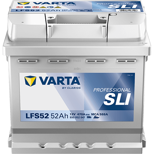 VARTA PROFESSIONAL SLI 52Ah - Batteriet för båtmotorer