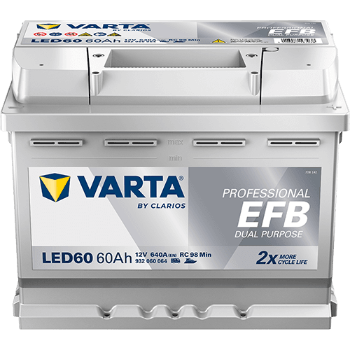 VARTA Professional EFB 60Ah - Premiumbatteri 640A