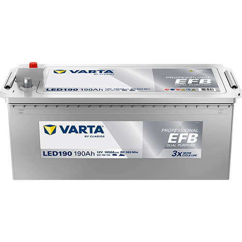 VARTA Professional EFB 190Ah - 1050A Fritidsbatteri