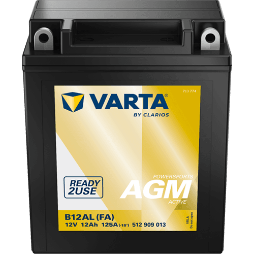 VARTA Powersports AGM Active 12Ah – Premium Motorsportbatteri